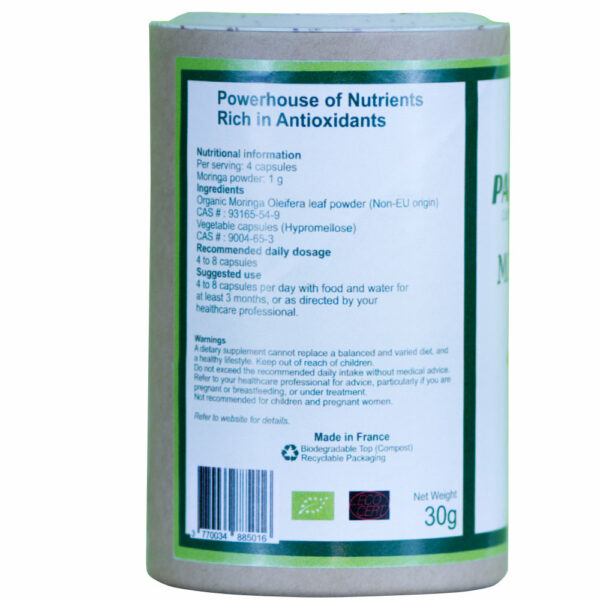 Moringa Bio Gélules Végétales – Image 3