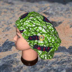 Bonnet Satin/wax vert