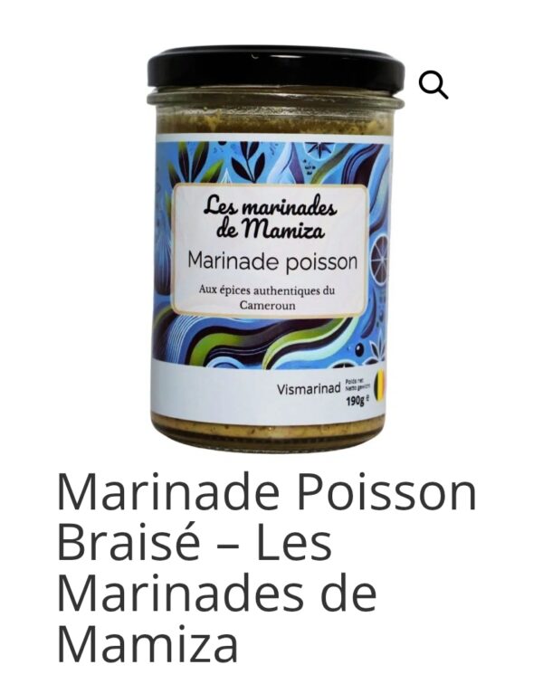 MARINADE EPICES CUISSON RAPIDE POISSON BRAISE