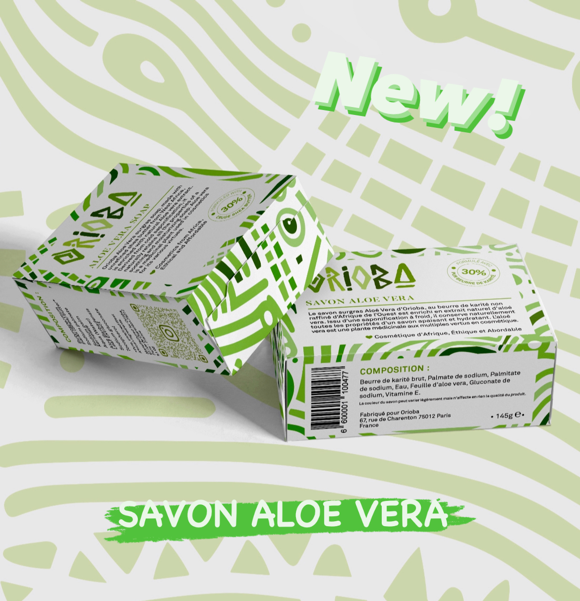 Savon Aloe vera "Le Survivant" 145g – Image 2