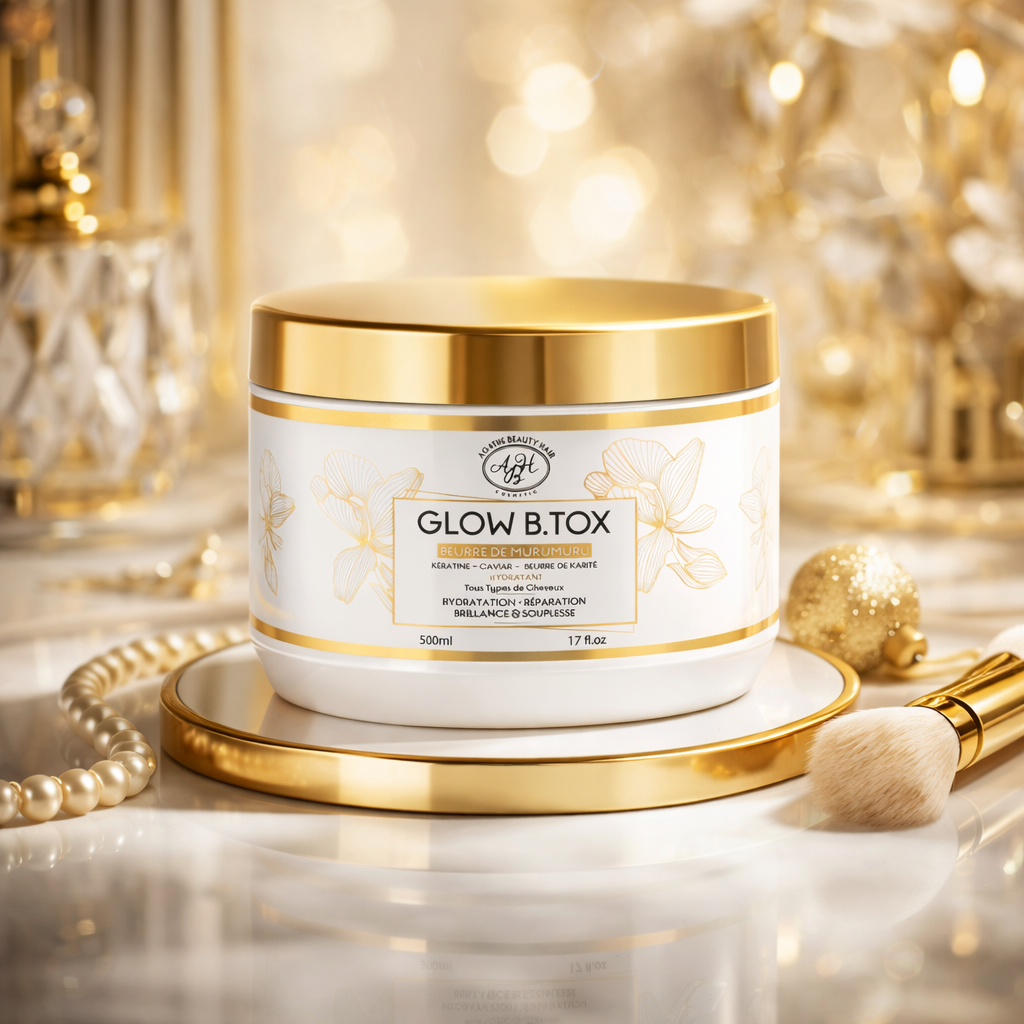 Cure Régénérante Glow botox capillaire au caviar – Beurre de murumuru & acide hyaluronique – Image 3