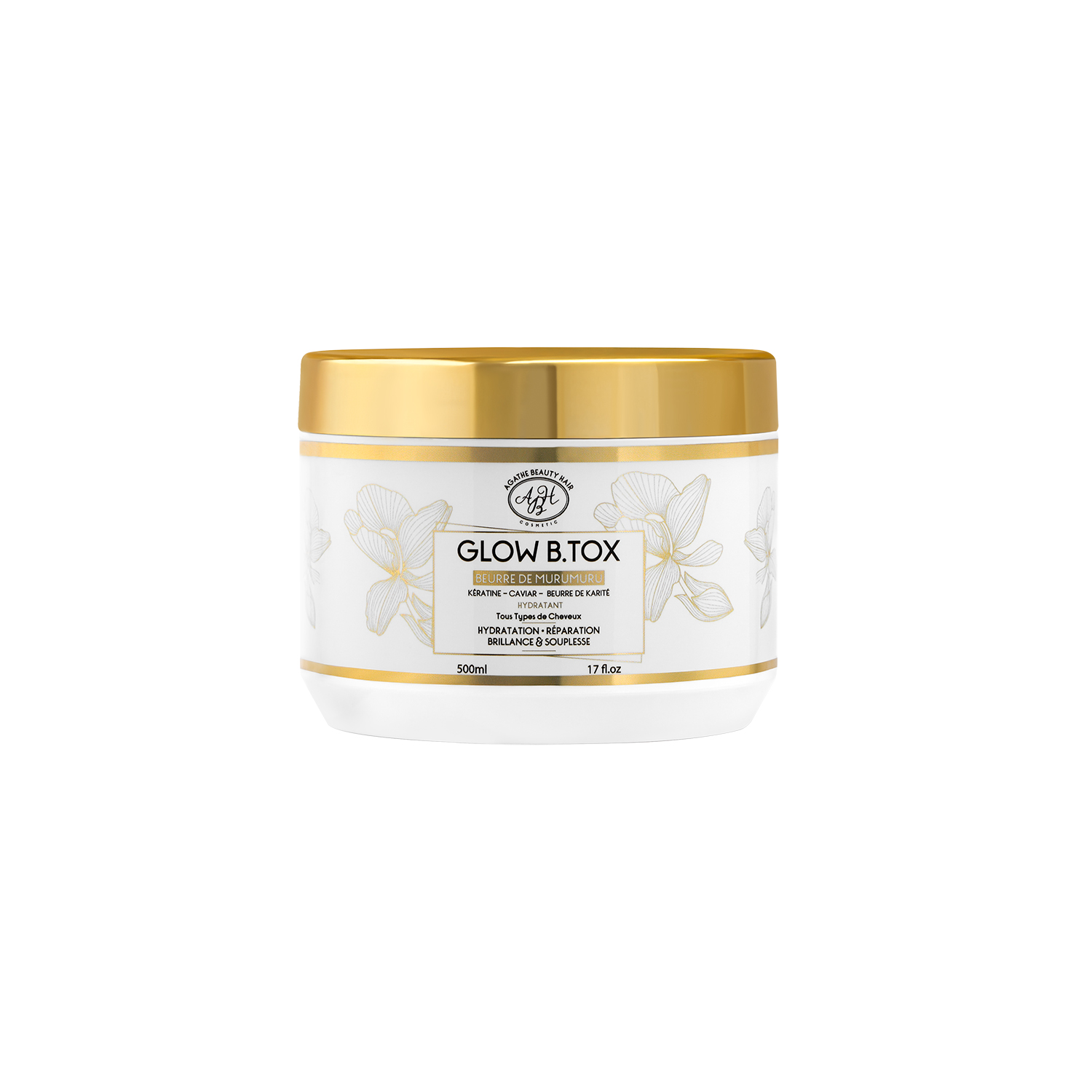 Cure Régénérante Glow botox capillaire au caviar – Beurre de murumuru & acide hyaluronique